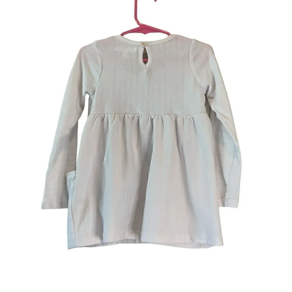 Tahari Childs Top/Dress Striped Pockets Size 5